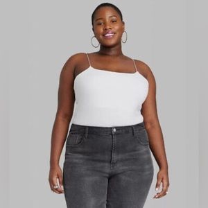 4/$25 Wild Fable Spaghetti Strap Bodysuit Plus Sizes